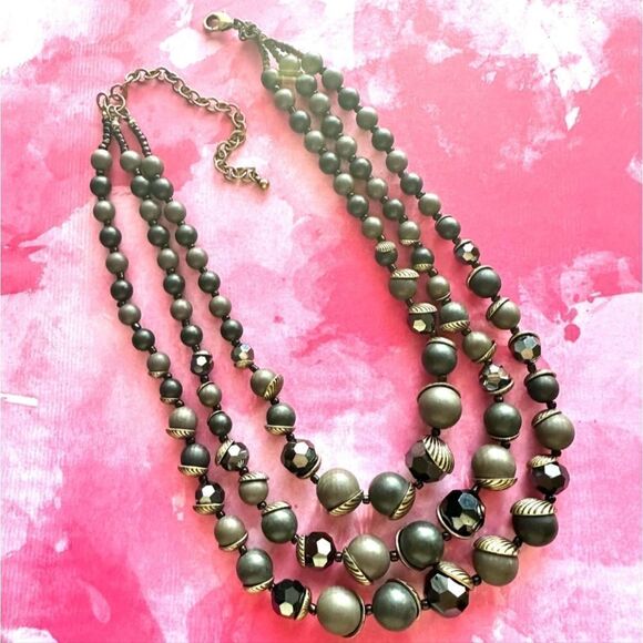 Premier Designs Jewelry CROWD PLEASER Necklace 16"+4" NWOT - Picture 9 of 10